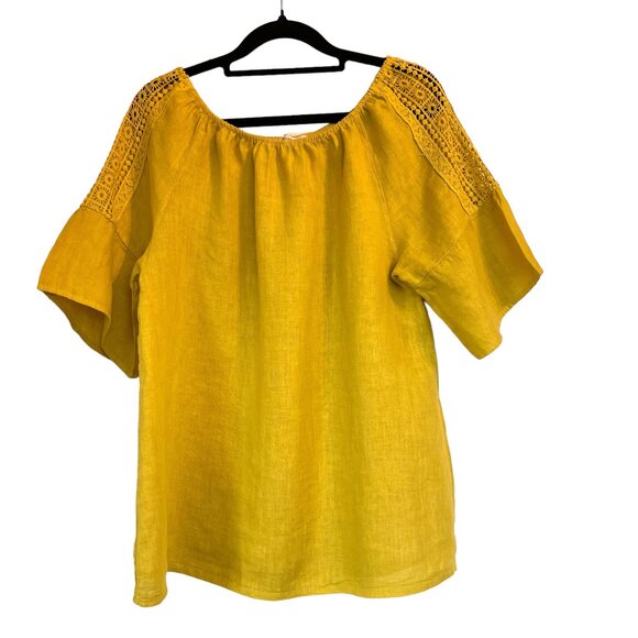 Terzo Millennio Linen Women's Blouse - Picture 1 of 6